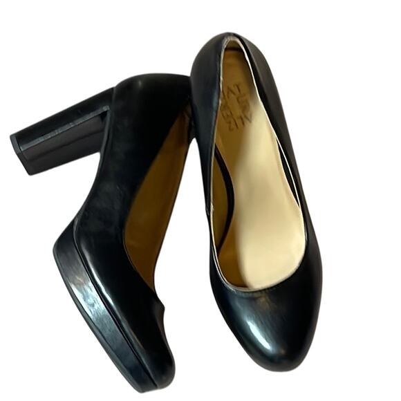 Naturalizer Elegant Black Leather Pumps. 8.5W - Picture 1 of 5